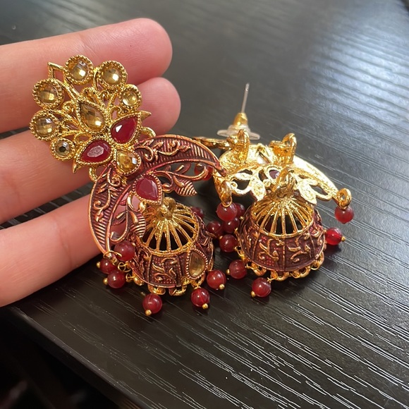 Jumka earring vintage style - Picture 3 of 3